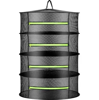 Síť na sušení Síť na sušení kruhová 4-patrová uzavřená se zipem