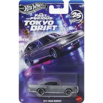 auto na autodráhu Hot Wheels Silver Series Fast and Furious Tokio Drift 1970 Road Runner