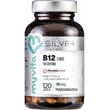 Myvita Silver Vitamín B12 Forte 100 mcg 120 kapslí