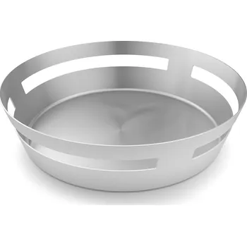 ZACK Mísa na pečivo a ovoce VAREO, kartáčovaná nerez