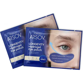 Tomas Arsov 2x LONGEVITY Hydrogelové polštářky pod oči