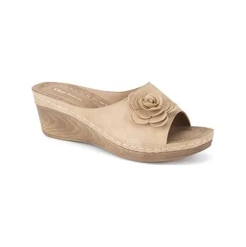 Dámské pantofle Nazouváky Clara Barson WYL05010-29 Béžová 42
