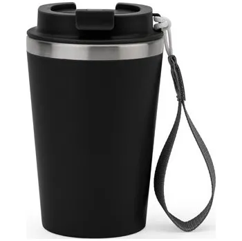 Termohrnek STRICKER Cestovní hrnek z nerezové oceli SPITZ Barva: černá
