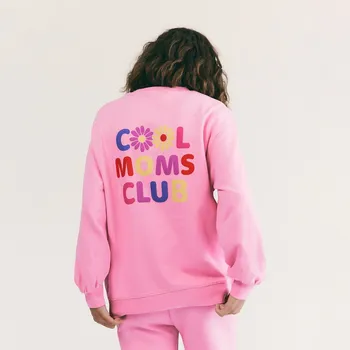 Dámská mikina Reserved - Mikina s potiskem na zádech - růžová - 486IY-30X - 486IY-30X-M