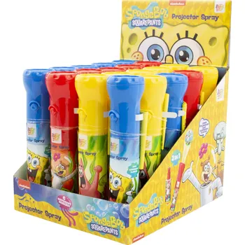 Bonbon Sponge Bob Projector Spray - jedlý sprej s projektorem barevných obrázků 20ml