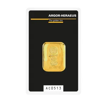 Argor Heraeus Zlatý slitek 50 g