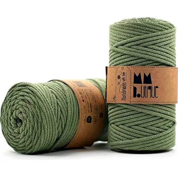 Příze MMboutique bavlněná šňůra Premium 5mm Salvia