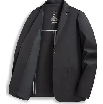 Best Fashion Pánské nemačkavé sako pro slavnostní chvíle Barva: Černá, Velikost: XS