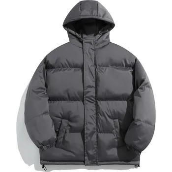 Best Fashion Pánská zimní prošívaná bunda pro chladné dny Barva: Tmavě Šedá, Velikost: 4XL