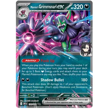 Karetní hra Pokémon TCG Marnie's Grimmsnarl EX 136/182