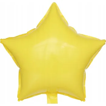 Balónek Fóliový balónek hvězda ŽLUTÁ hvězdička helium 45 CM