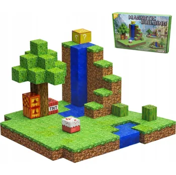 ostatní stavebnice Stavebnice 128 dílků + 4 figurky 3D konstrukční sada bloků