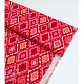 Viskóza RADIANCE Abstract red digital print