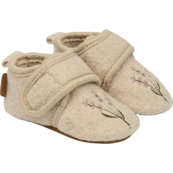 Capáčky Dětské bačkůrky (capáčky) 100% vlna Mikk-Line 20016 - Off White Velikost: 12-18m