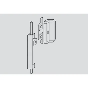 Příslušenství k oknu GEZE OL 90N Přídavný uzávěr 0-17 mm, tmavě hnědý