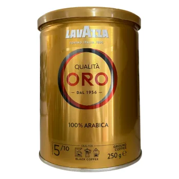 Káva Lavazza Qualitá Oro mletá káva v plechovce 250g