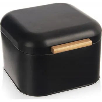 chlebník Jednodílný chlebník Orion béžový, černý kov