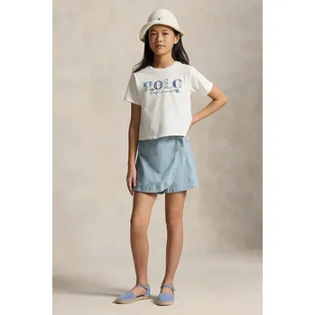 Chlapecké kraťasy Dětské riflové kraťasy Polo Ralph Lauren 313A11752001 modrá 05X, vel. 140-142