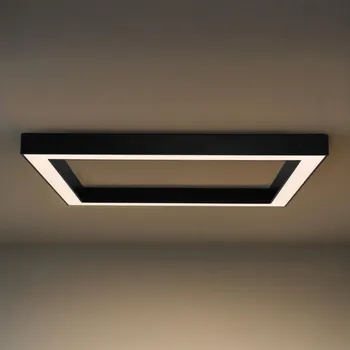 LED Stropní svítidlo LED/150W/230V 3000/4000/6500K 120x120 cm černá