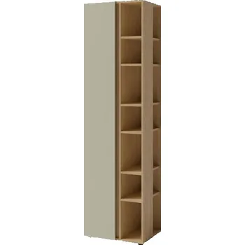 regál LC04 Regál Luca, eukalyptus / dub baltic dune, 55 x 195&nbsp;x 40 cm&nbsp;&nbsp;