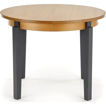 Jídelní stůl Kulatý jídelní stůl SERDICA, dub medový/grafit + vyzvednutí ZDARMA