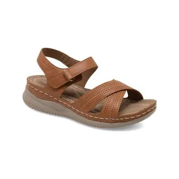 Dámská obuv Sandály Clara Barson WYL05010-14 Hnědá 37