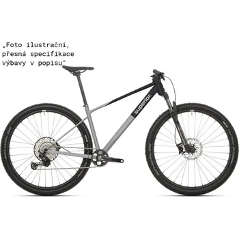 Horské kolo Superior XP 6.1 / Gloss Brush Alu / Black 2026 Průměr kol: 29", Výška rámu: (21" = 53 cm), Velikost rámu: XL