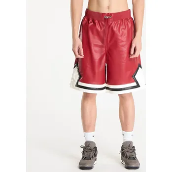 Pánské oblečení Šortky Air Jordan Men's Faux Leather Shorts Wings Jrdn Red/ Sail/ Sierra Red S
