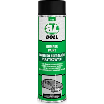 Barva ve spreji BOLL Lak na plastové nárazníky černý 500ml 001016