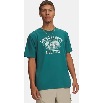 Pánské tričko Pánské tričko Under Armour UA M 60/40S ARMOR GLOBE S 6009261-338 Zelená 3XL