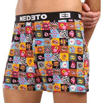 Trenýrky Pánské trenky Nedeto vícebarevné (1NGVL03) XL Možnost vrácení zboží ZDARMA do 120 dnů!