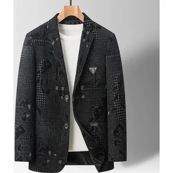 Pánské sako Best Fashion Pánské moderní sako pro business i volný čas Barva: Šedá, Velikost: 3XL