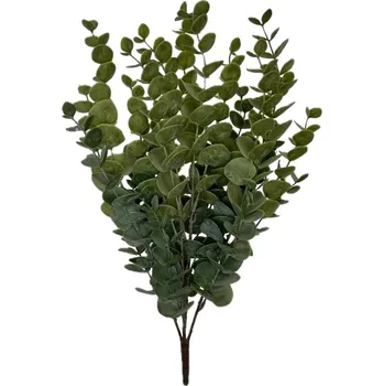 umělá květina Eucalyptus trs umělý zelený 60cm