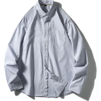 Pánská košile Best Fashion Pánská bavlněná košile pro práci i volný čas Velikost: L, Barva (Varianta): gray streak