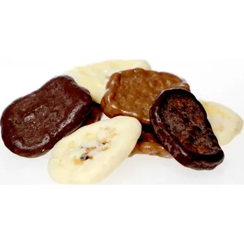 Sušené ovoce Natural Pack Banán chips Mix čokolád 100 g
