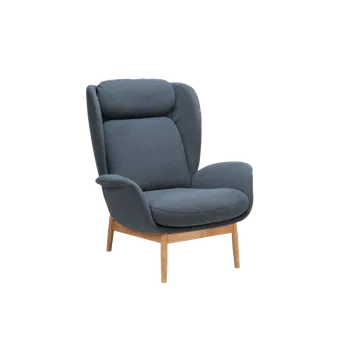 Křeslo Padova, Čalounění Copparo 1465 Dervit Grey, Podnož Dub černá, Typ Křeslo