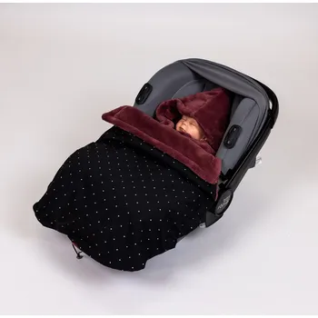 Tulimese Nánožník do autosedačky vínový nepropustný