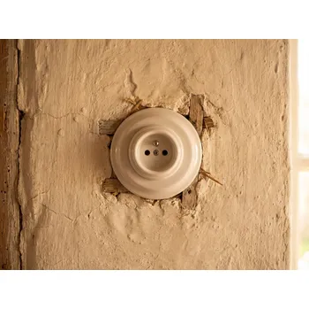 vypínač Keramická zásuvka NEW bílá komplet