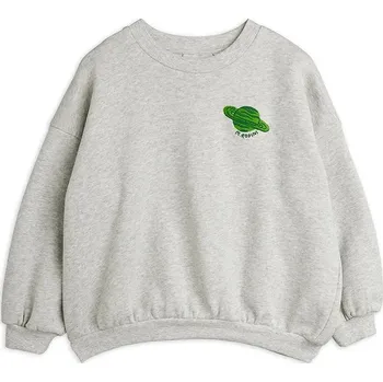 Chlapecká mikina Dětská bavlněná mikina Mini Rodini Planet 26220138 šedá 09X, vel. 92-98