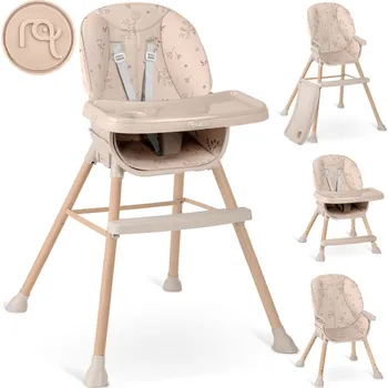 Dětská jídelní židlička Nukido Tilo béžová