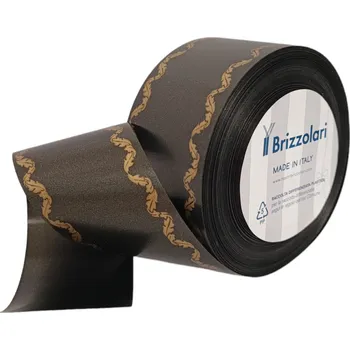 Stuha Brizzolari Smuteční stuha s potiskem 0,05 x 50 m černá