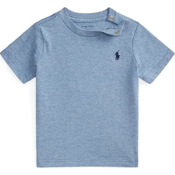 Pánské tričko Dětské bavlněné tričko Polo Ralph Lauren 320832904511 modrá 55X, vel. 85-90