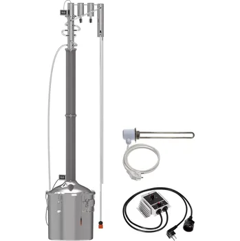 Destilační přístroj BROWIN Elektrický destilátor destilační přístroj palírna lihovarník PERUN 30l 343005