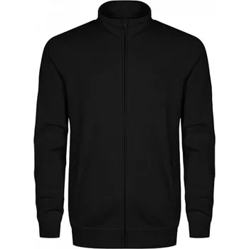 Pánská mikina EXCD by Promodoro Pracovní mikina se stojáčkem na zip z nečesané tkaniny Barva: Černá, Velikost: XL CD5270