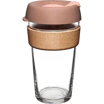 Termohrnek Skleněný hrnek KeepCup Brew Cork Frappe L, 454 ml