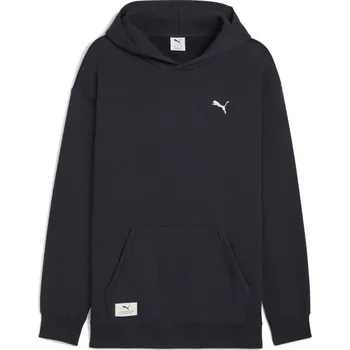 Pánská mikina Pánská mikina Puma CLASS RELAXED HOODIE FL M Tmavě modrá, Bílá