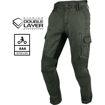 Moto oblečení Trilobite Acid Scrambler doublelayer AAA men khaki jeans vel. 32