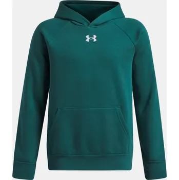 Dětská móda Under Armour Chlapecká mikina UA Rival Fleece Hoodie 1379792-338 Zelená YSM