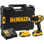 Aku bezuhlíková příklepová vrtačka 18V XR 2,0Ah Li-Ion DCD709D2T DeWALT