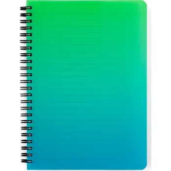 Oxybag Twin wire blok A5 PP OMBRE zelená